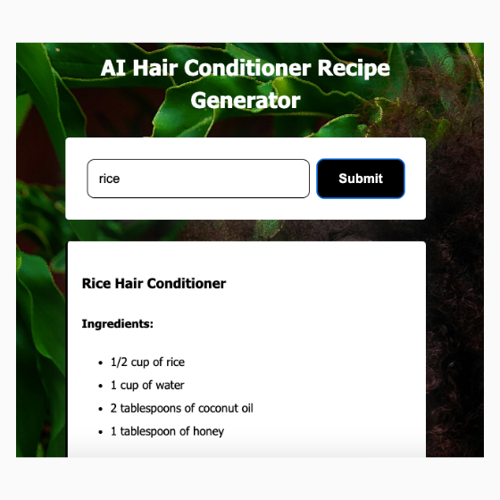 photo of AI-generator app project